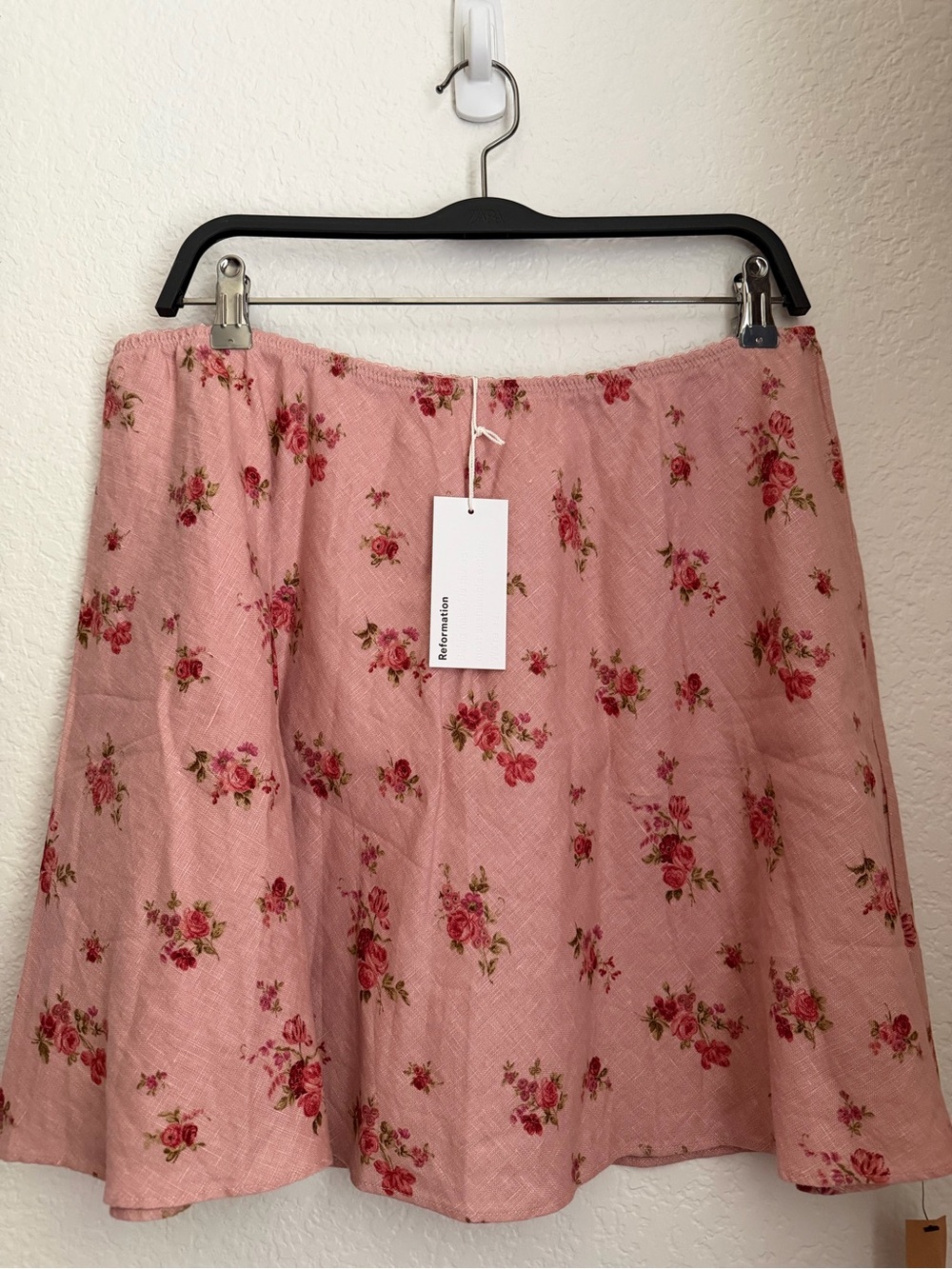 Reformation Brandy Linen Skirt Tea Time size 1X NWT